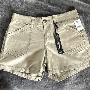 Supplies cotton shorts, tan size 8